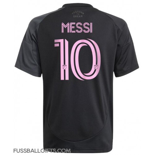 Inter Miami Lionel Messi #10 Fußballbekleidung Auswärtstrikot 2025-26 Kurzarm
